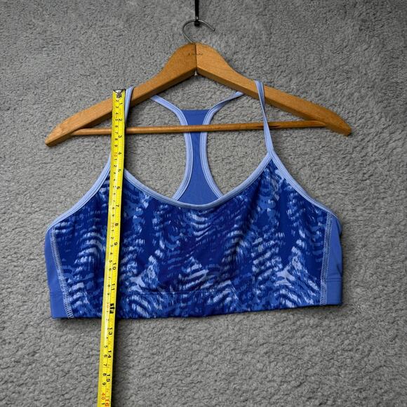 C9 by Champion Sports Bra Women's XL Blue and White Racerback - Picture 4 of 7